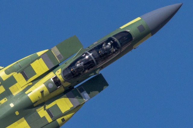 Two-seat F-15EX Eagle II in flight